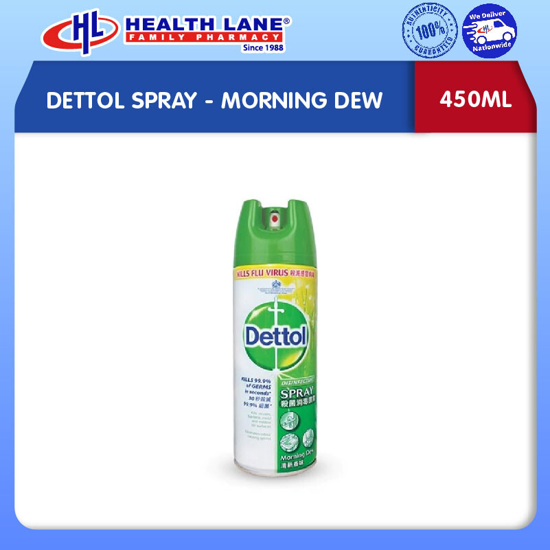 DETTOL SPRAY- MORNING DEW (450ML)